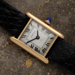 1971 Cartier Vintage Ladies "Collection Privee" Level Ultra Rare Tank Watch by Audemars Piguet - 18K Gold