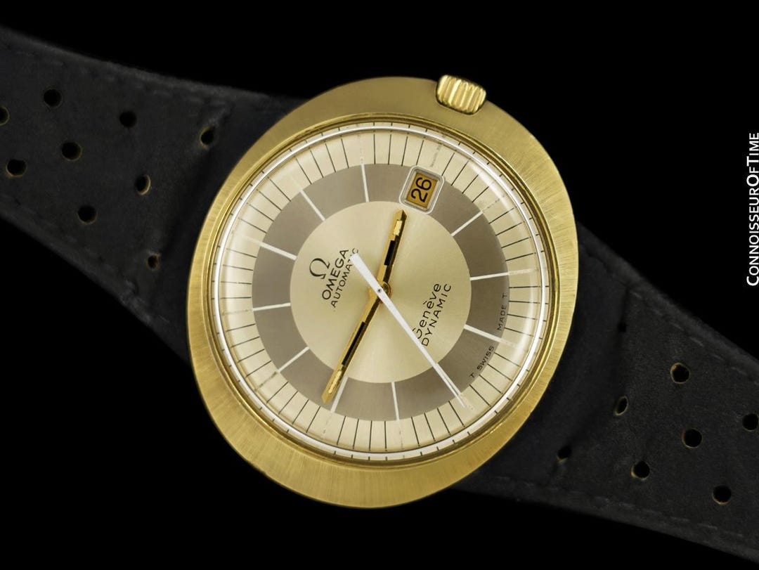 1969 Omega Dynamic Vintage Mens First Generation Watch - 18K Gold ...
