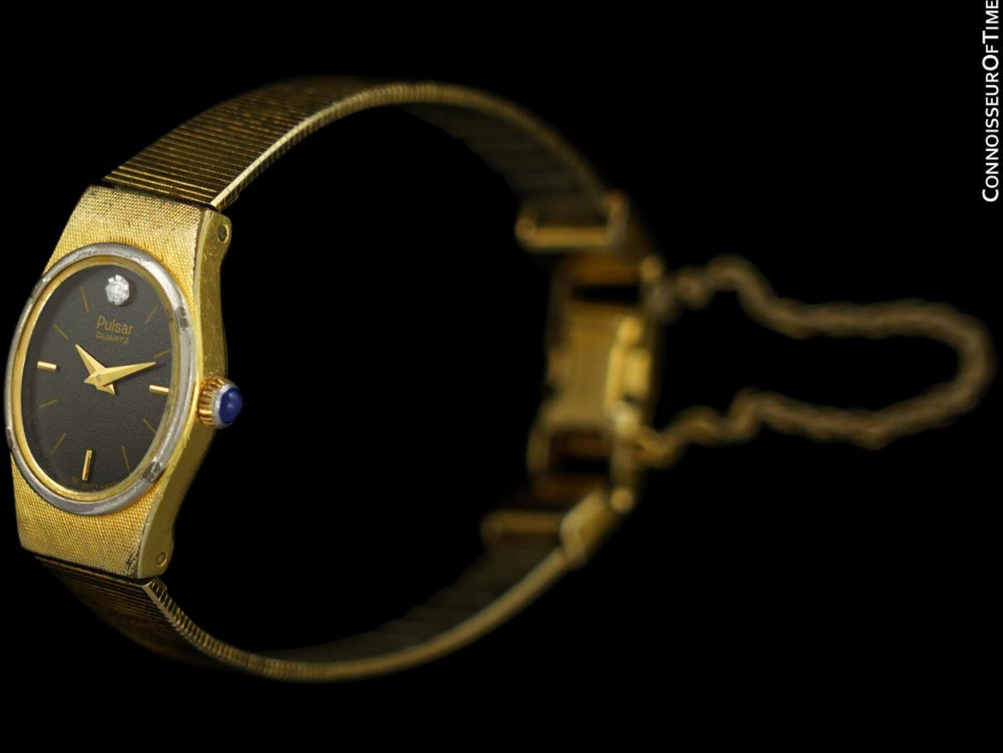 Pulsar 14k gold watch hotsell