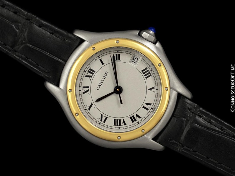Cartier Cougar Panthere Ladies 2-Tone Watch - Stainless Steel & 18K Gold image 1