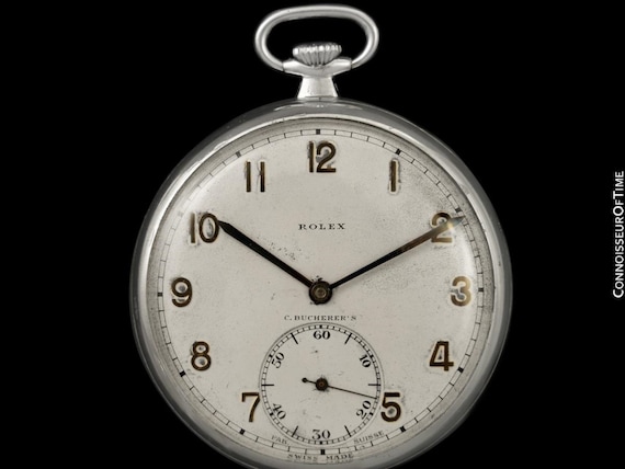 1940's Rolex for Bucherer Vintage Antique Mens Po… - image 2