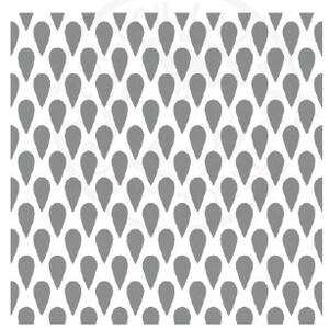 Rain Aztec Modern Style Stencil 1072 Design Reusable Mylar Painting and Cake Decorating Template