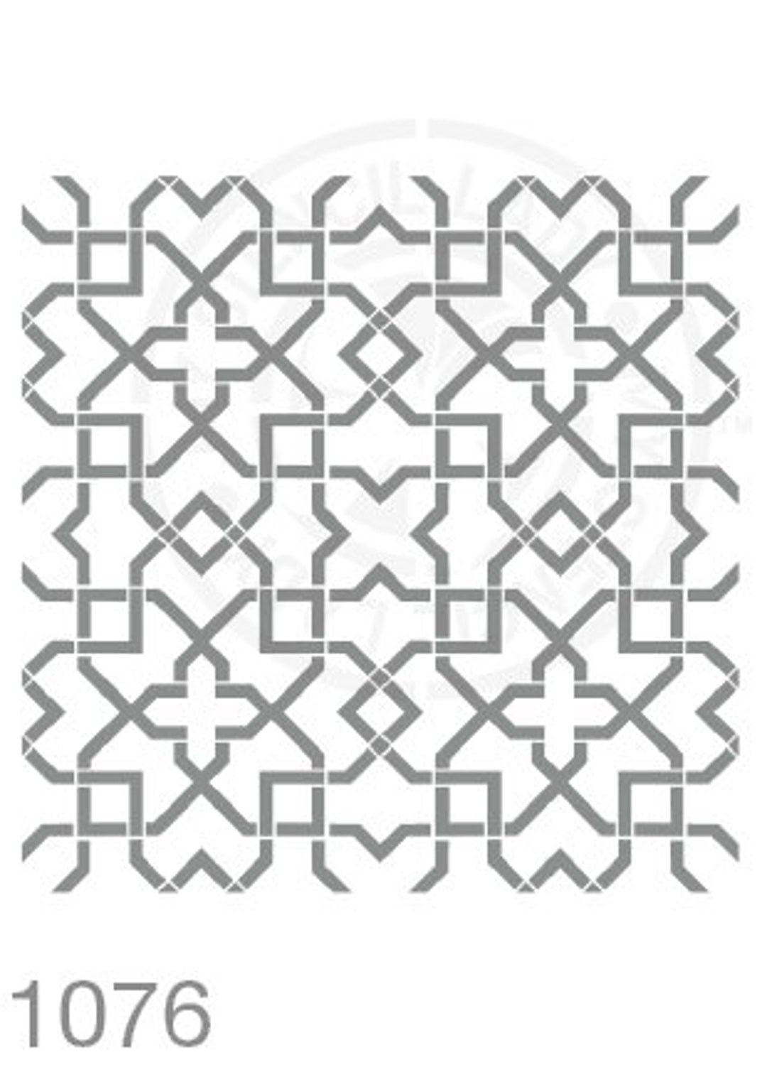 Boho and Aztec Style Moroccan Style Pattern Stencil 1076 Repeatable ...