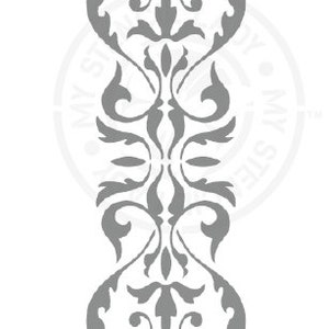 Ornate Panel Decoration Stencil 1035 Design Reusable Mylar Painting and Cake Decorating Template