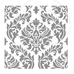 Pochoir damassé marocain français rétro 1254 motifs continus Modèles et pochoirs australiens réutilisables d'art, d'artisanat, de meubles en mylar