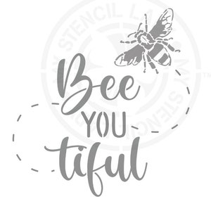 Beau pochoir Be You Tiful Bees 1802 Animaux réutilisables Pochoirs et modèles de la faune et de la flore