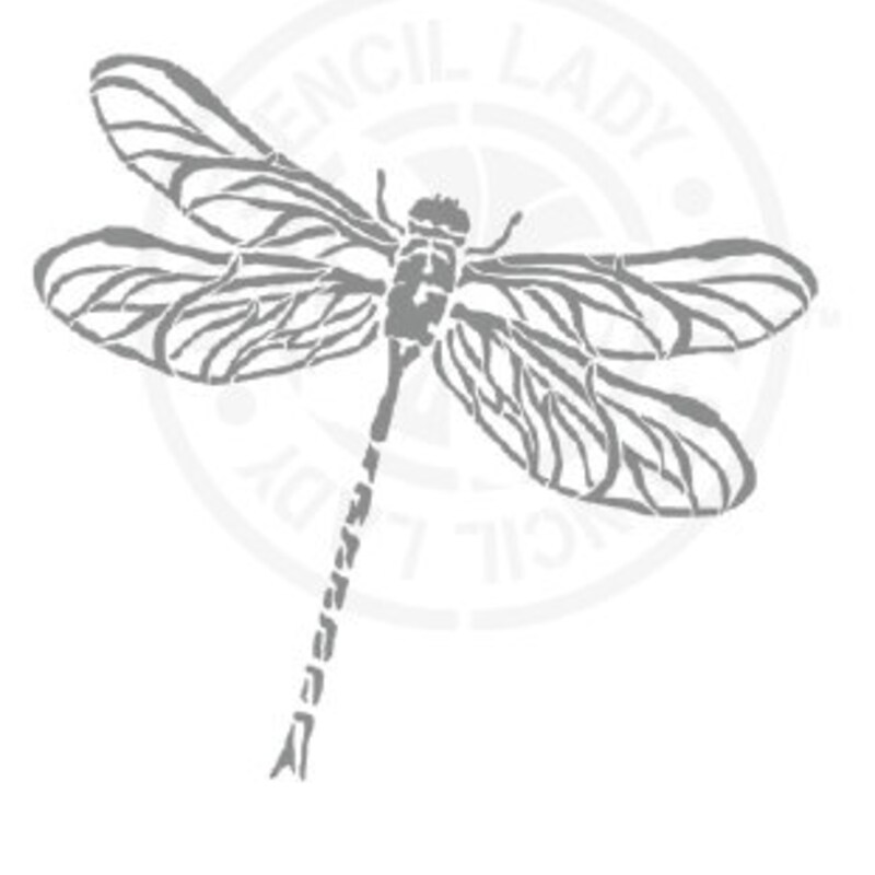 Dragonfly Stencil - Etsy