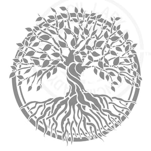 Tree of Life Stencil 790 Design Reusable Mylar Painting and Cake Template