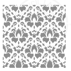 Pochoir damassé marocain français rétro de motifs continus 1399 Design Modèles et pochoirs australiens d'art, d'artisanat, de meubles en mylar réutilisables