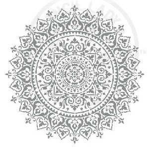 Sun Mandala Stencil 691 Design Reusable Mylar Painting and Cake Decorating Template