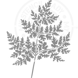 Fern Stencil 1534 Design Modèles australiens réutilisables d'art, d'artisanat, de meubles et pochoirs en mylar