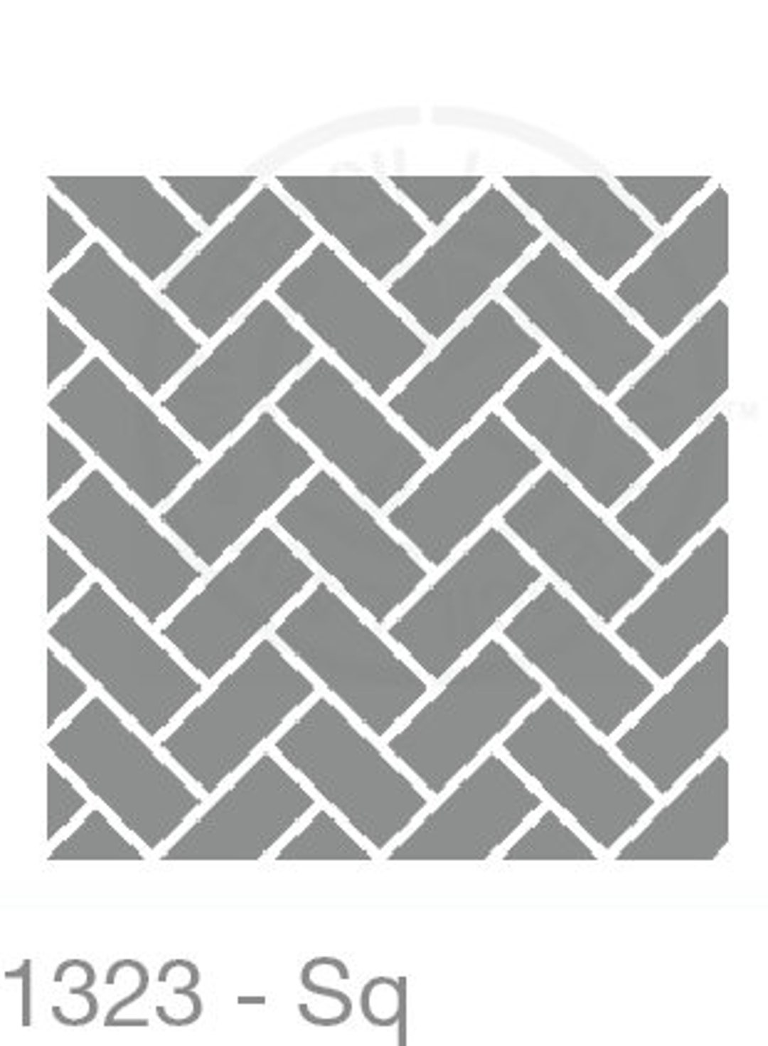 Herringbone Bricks Pattern Stencil 1323 Design Australian Reusable Art ...