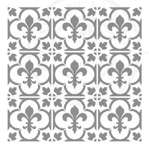 Motifs continus Pochoir français marocain rétro 1348 Design Modèles et pochoirs australiens réutilisables d'art, d'artisanat, de meubles en mylar