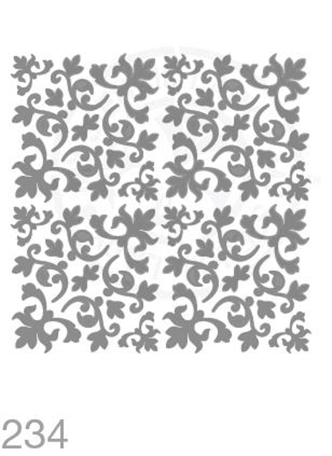 Tile Pattern Stencil 234 Repeating and Continuous Floor and Wall ...