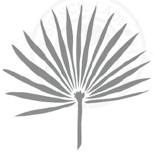 Palmbladeren Bladeren Tropisch Stencil 1370 Ontwerp Australische herbruikbare kunst, ambacht, meubels, mylar-sjablonen en stencils
