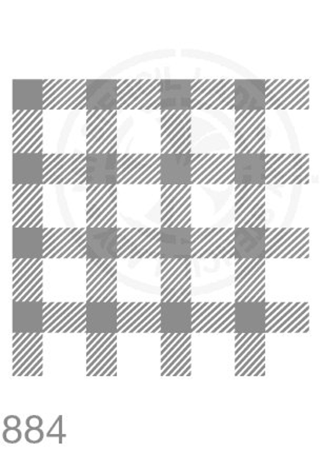 Plaid Checks Repeat Pattern Stencil #884 Design Australian Reusable Art ...