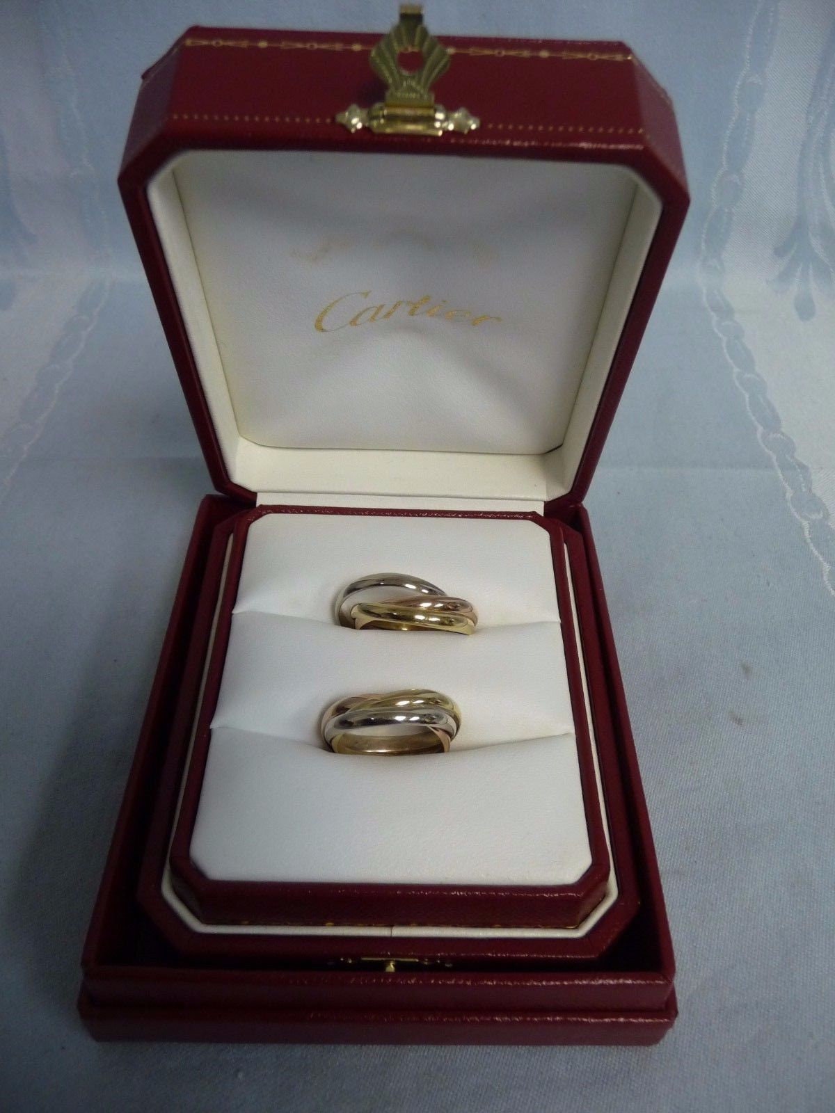cartier trinity ring yellow gold