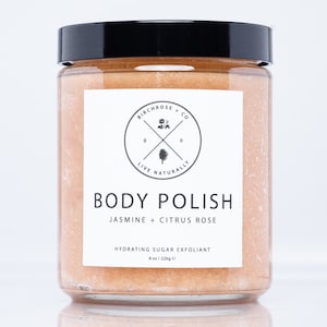 Body Polish - Jasmine + Citrus Rose