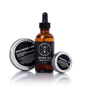 Men's Grooming Kit : High Quality Beard Balm & Beard Oil