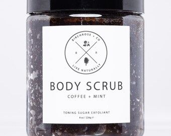 Body Scrub - Coffee + Mint