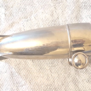 ZEPPELIN SHAKER 40 シルバー 未使用品 Zeppelin Cocktail Shaker Silver Ornament Restoration