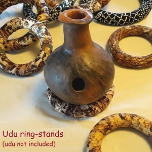Handcrafted Ring Stands for Udu Drums