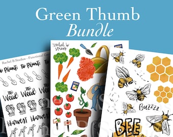 Groene duimstickerbundel > Stickers lentetuin > Decoratieve en functionele stickervellen