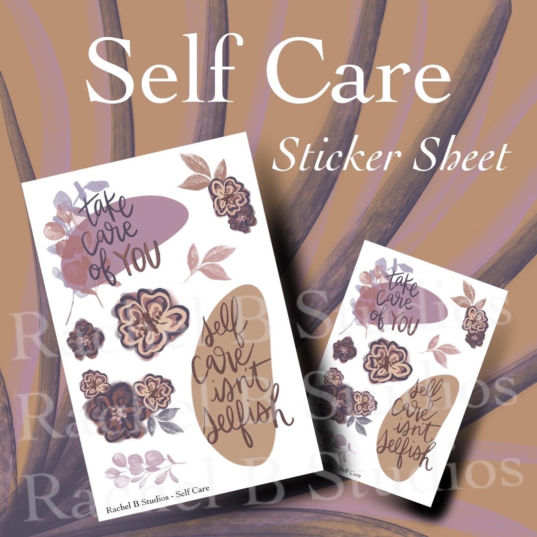 Self Care Sticker Sheet > Take Care of You > Mindfulness Planner ...