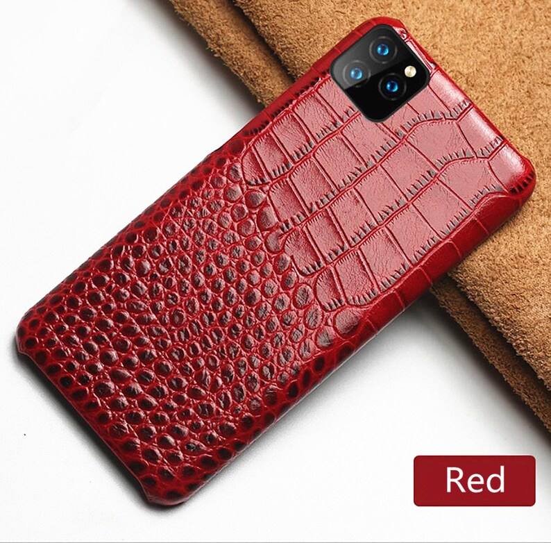 leather iphone 11 12 pro max case.iPhone xs max leather case,iPhone 678 plus case,iphone case,Crocodile skull phone shell,Cowhide case