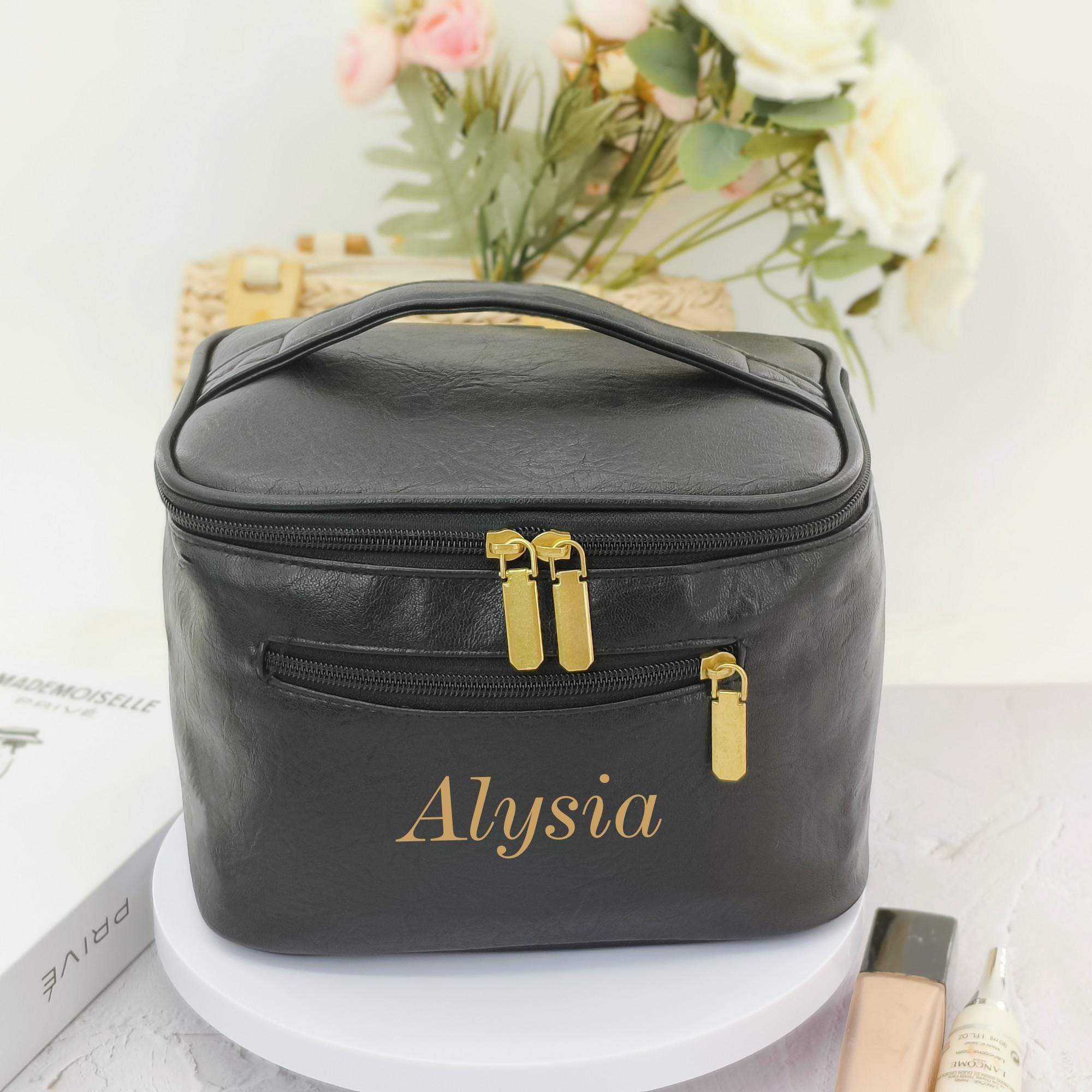 Custom Travel makeup bag,Personalized Makeup Bag,custom cosmetic bag|personalized gift for her,gift for bridesmaid,Christmas gifts