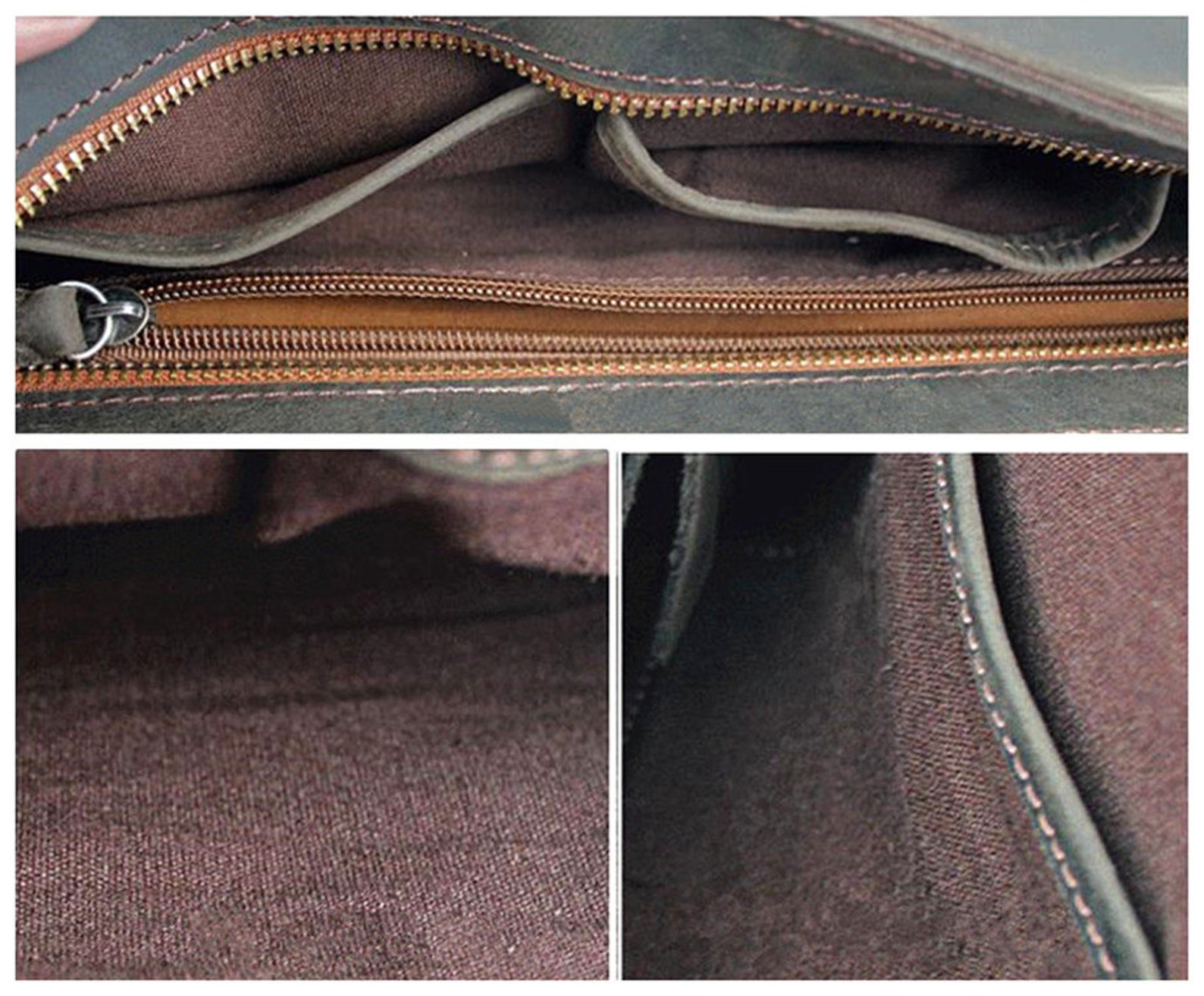 Leather Briefcase Macbook Pro 13 16 Case2018 Macbook Air Etsy