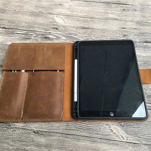 Personalized 2020 iPad Pro 11 case /Leather iPad mini5 Case/2018 iPad Pro 12.9 inch Case / 2019 iPad Air 10.5 10.2 Case / iPad bag /ip1 image 2