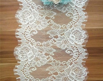 Wedding Table Runners Lace Table Runners 17 Inches Wide Etsy