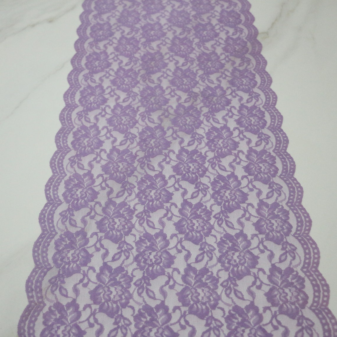 Lavender Table Runner Lavender Wedding Decor Lavender Wedding Etsy