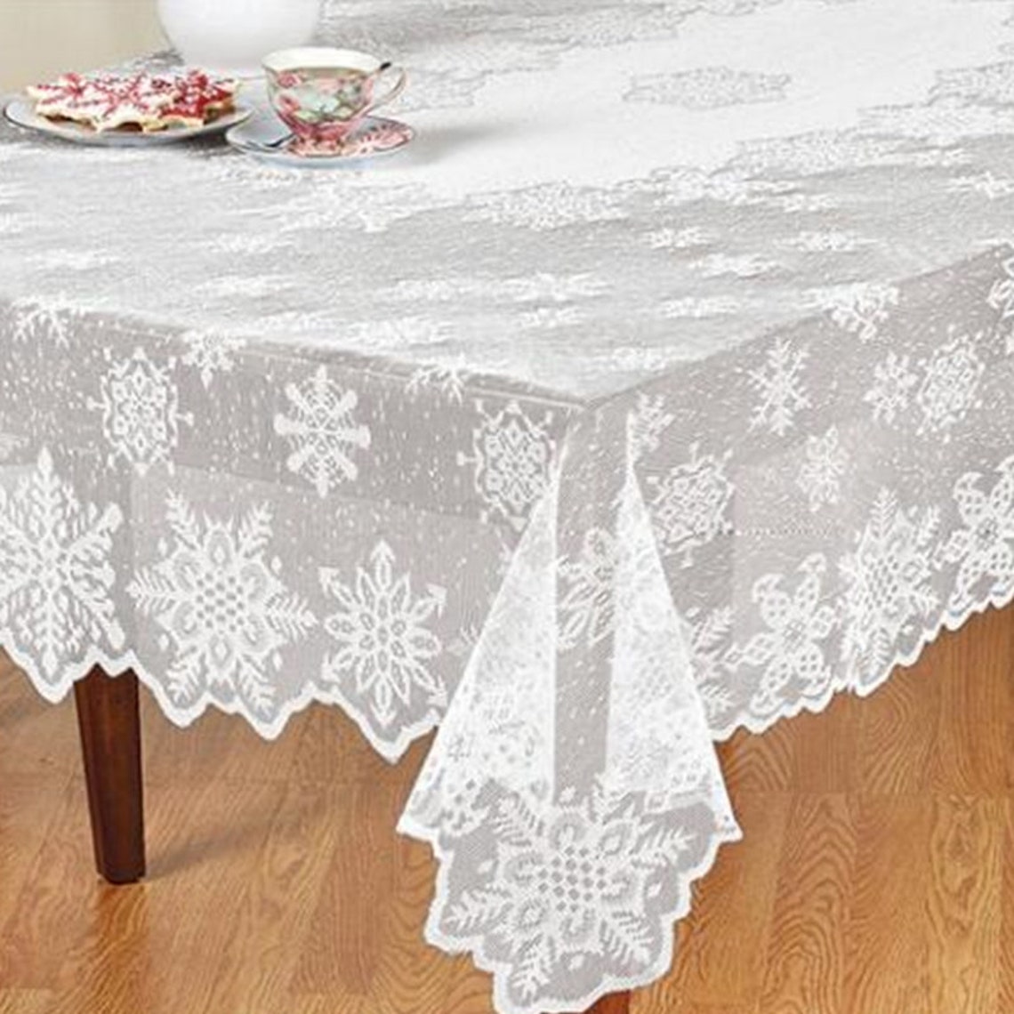 Christmas Tablecloth/ Table Cloth Christmas Tablecloth Etsy