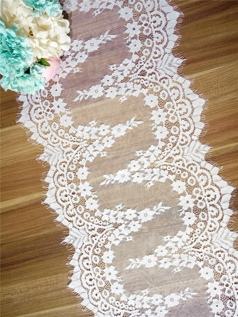Ivory Lace Table Runners Lace Table Runner 13 Inches/33cm Etsy