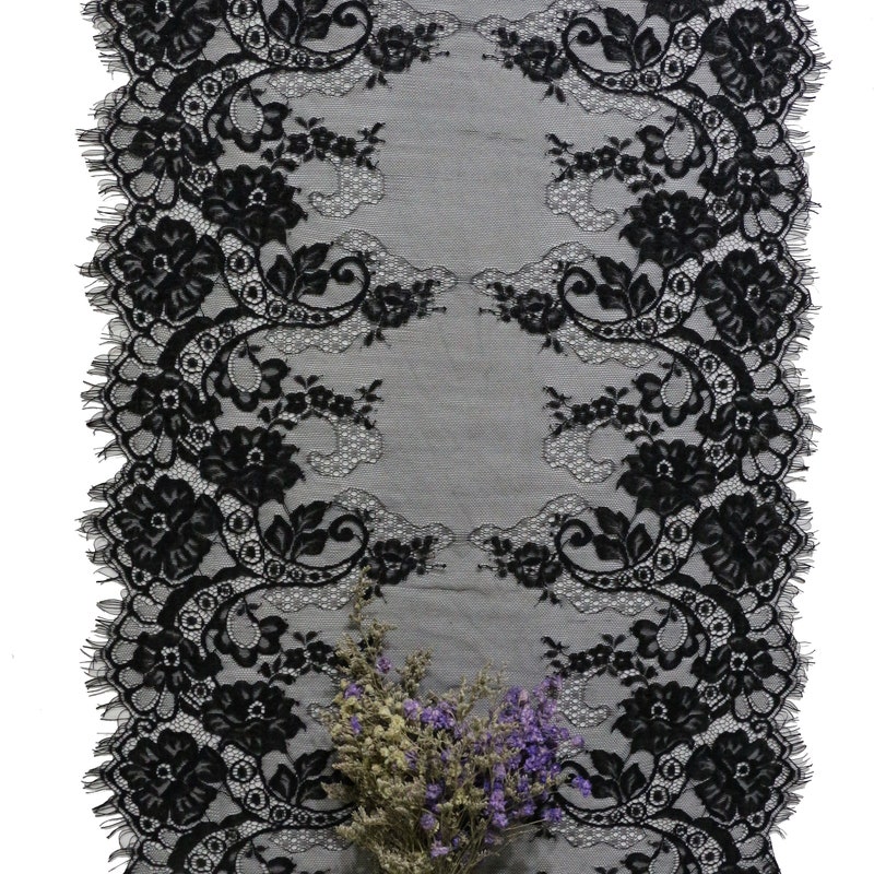 Black Textilene Table Runner main image 1