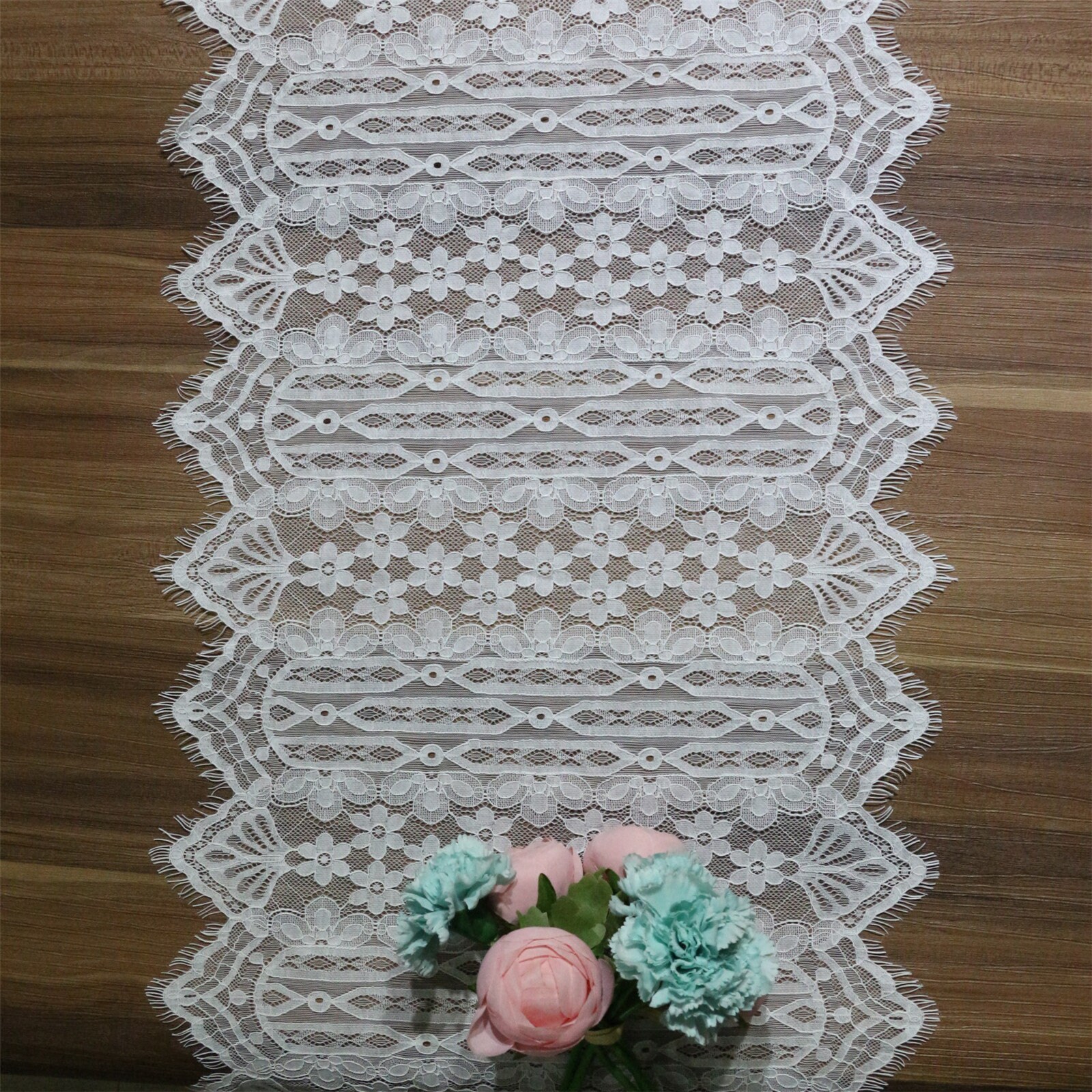 Wedding table runners Lace table runners 16 inches wide Etsy