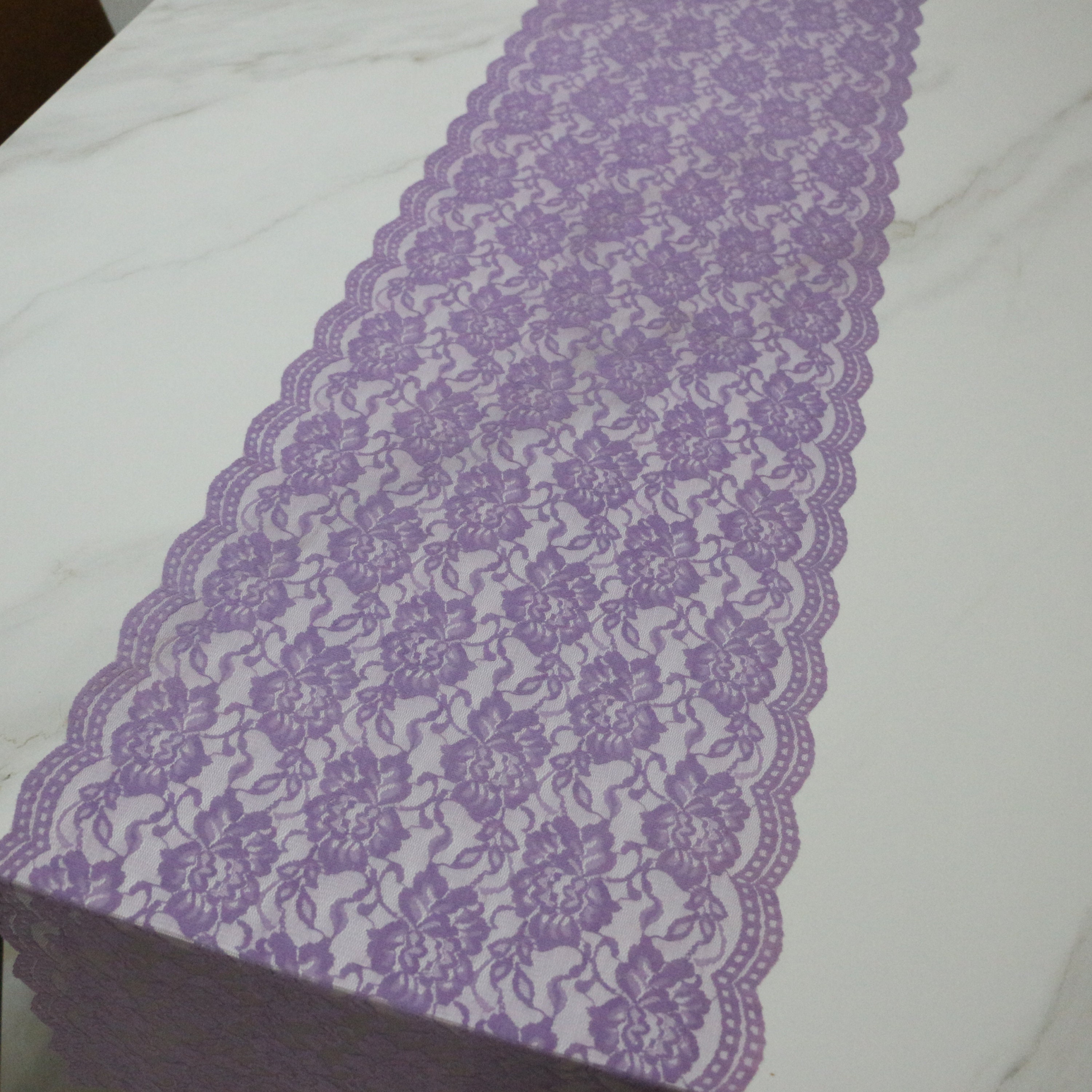 Lavender Table Runner Lavender Wedding Decor Lavender Wedding Etsy