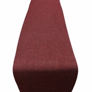 Burgundy burplap table runner for rustic wedding, Burlap table runner wedding, Burlap runner table, Burgundy Christmas table runner 12&quot;/30.5
