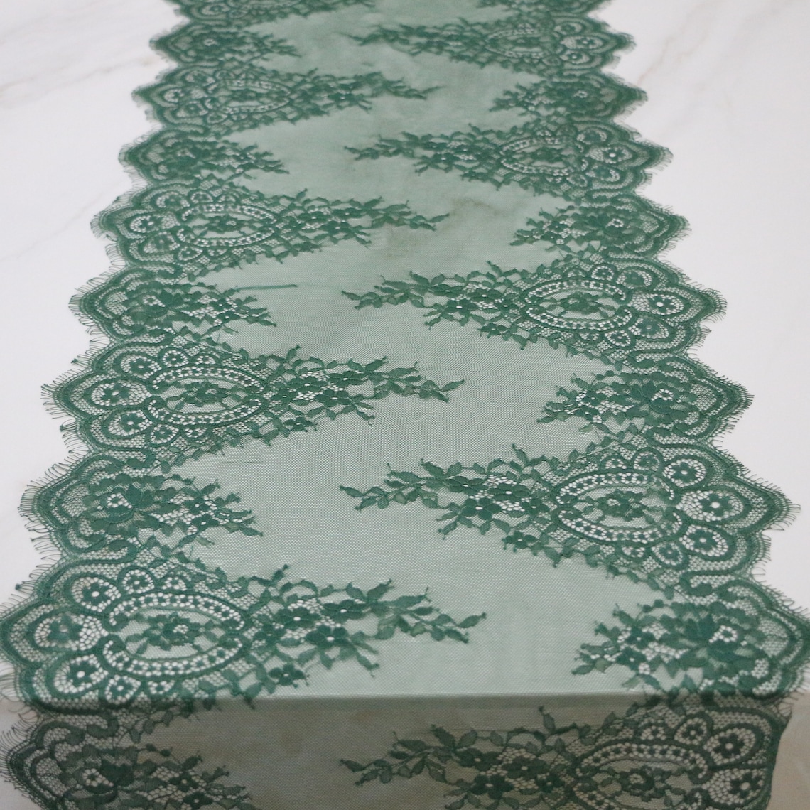Hunter Green Table Runner 14 Inches / 35cm Wide Green Table Etsy