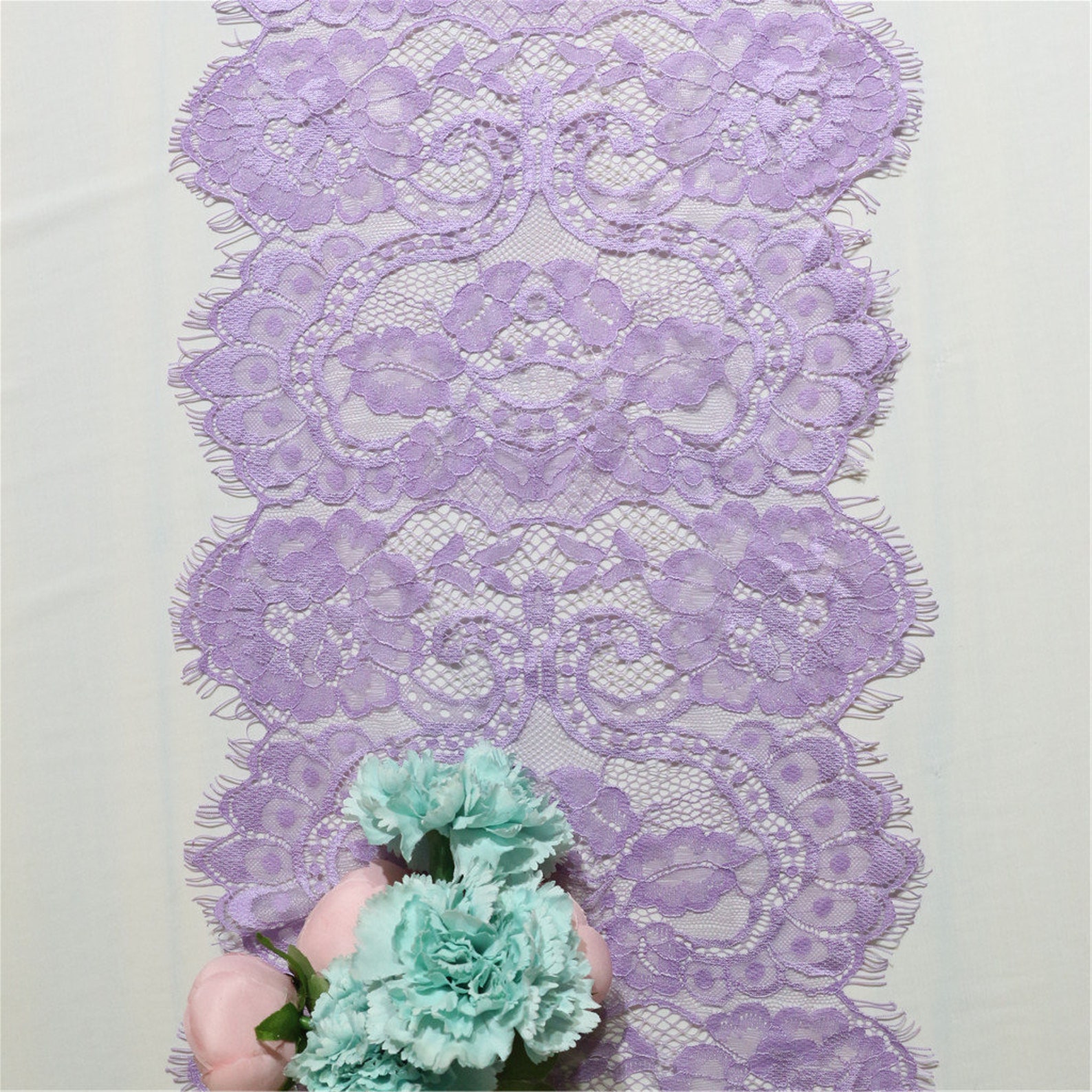Lavender Table Runner Lavender Wedding Table Runner Etsy