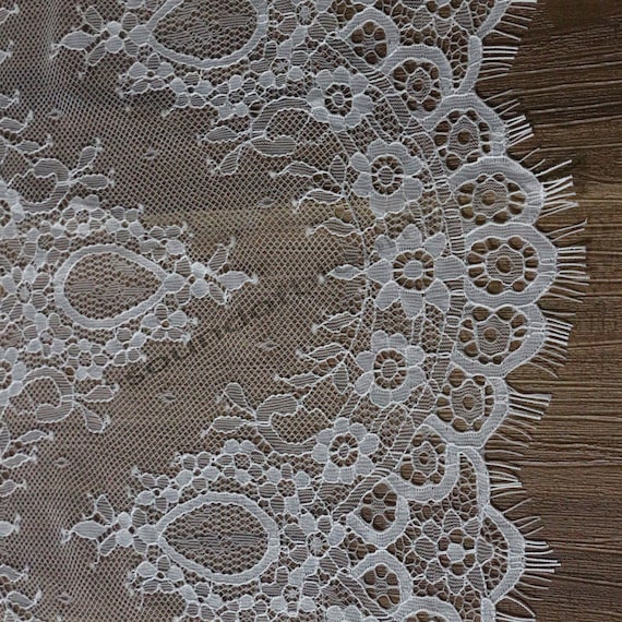 10 25.5cm Lace Dresser Cover Overlay, Table Runner Lace in White