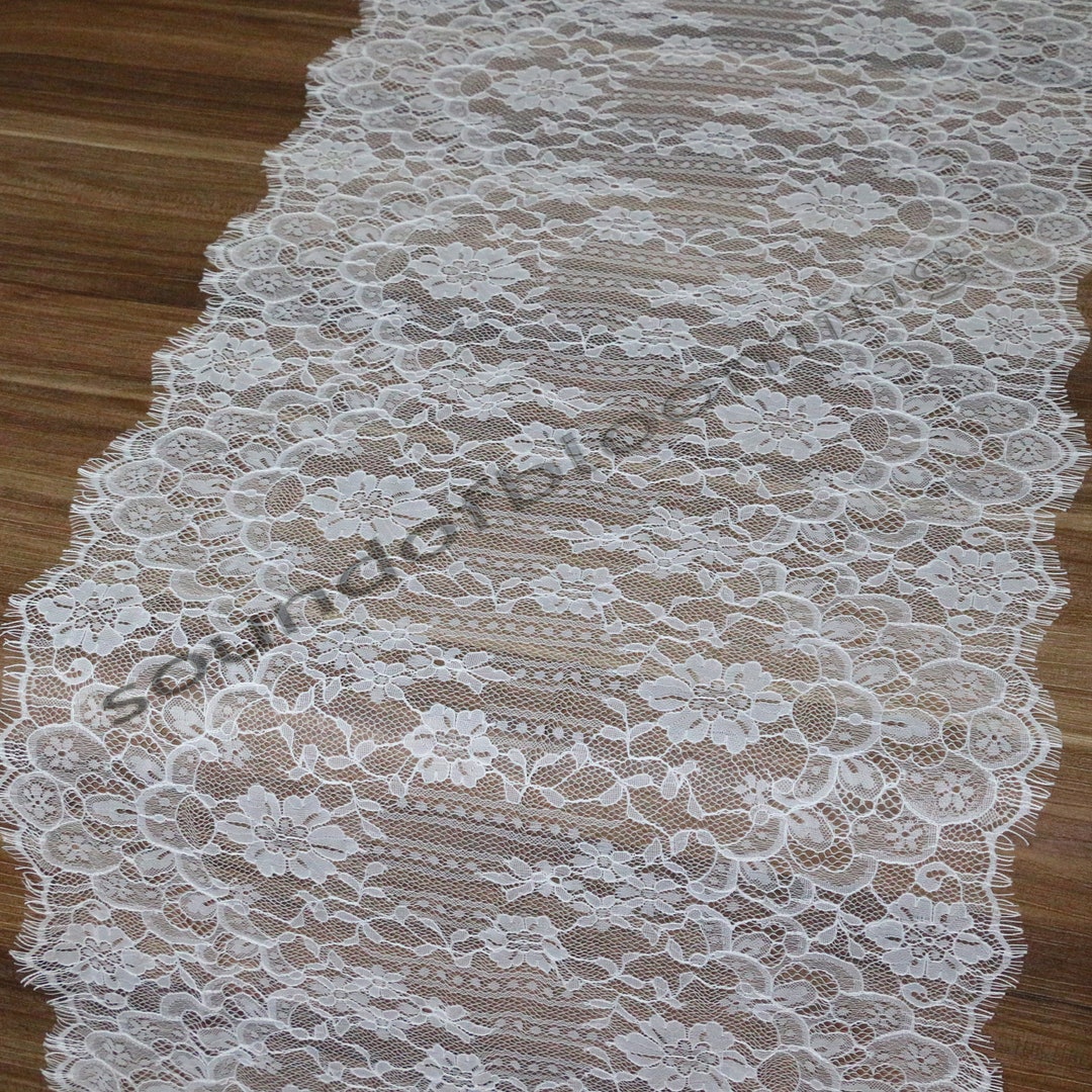 18 45.7cm Flower Table Runner, Lace Table Topper Centerpiece, Wedding