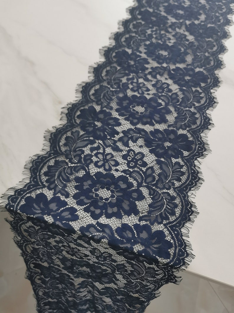 Navy Table Runner 10 Inches / 25cm Wide 5ft to 10ft Etsy