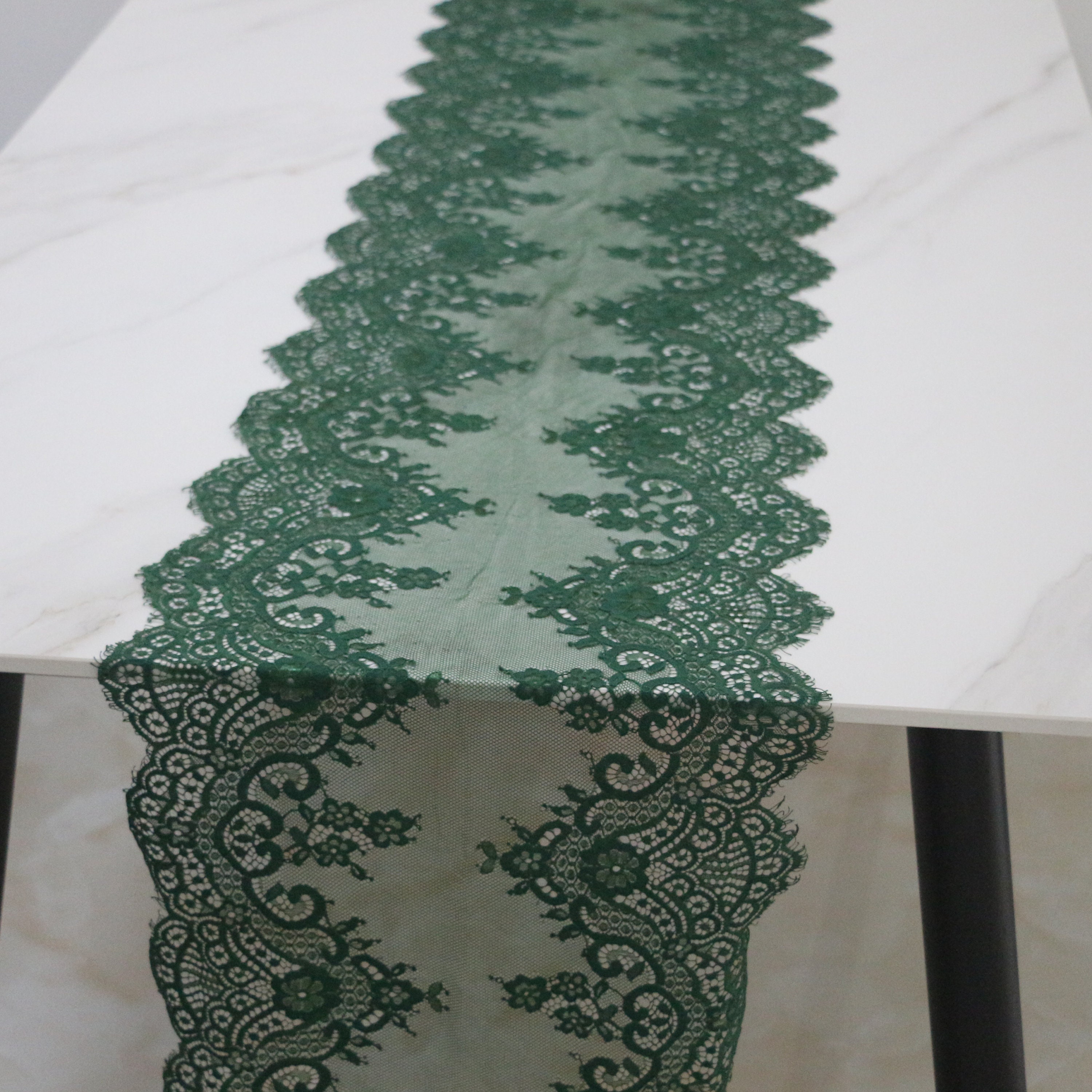 Hunter Green Table Runner 15 Inches / 38cm Wide Hunter Green Etsy