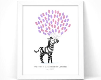 Couple Fingerprint Guest Book, PRINTABLE GUEST BOOK, Wedding ...