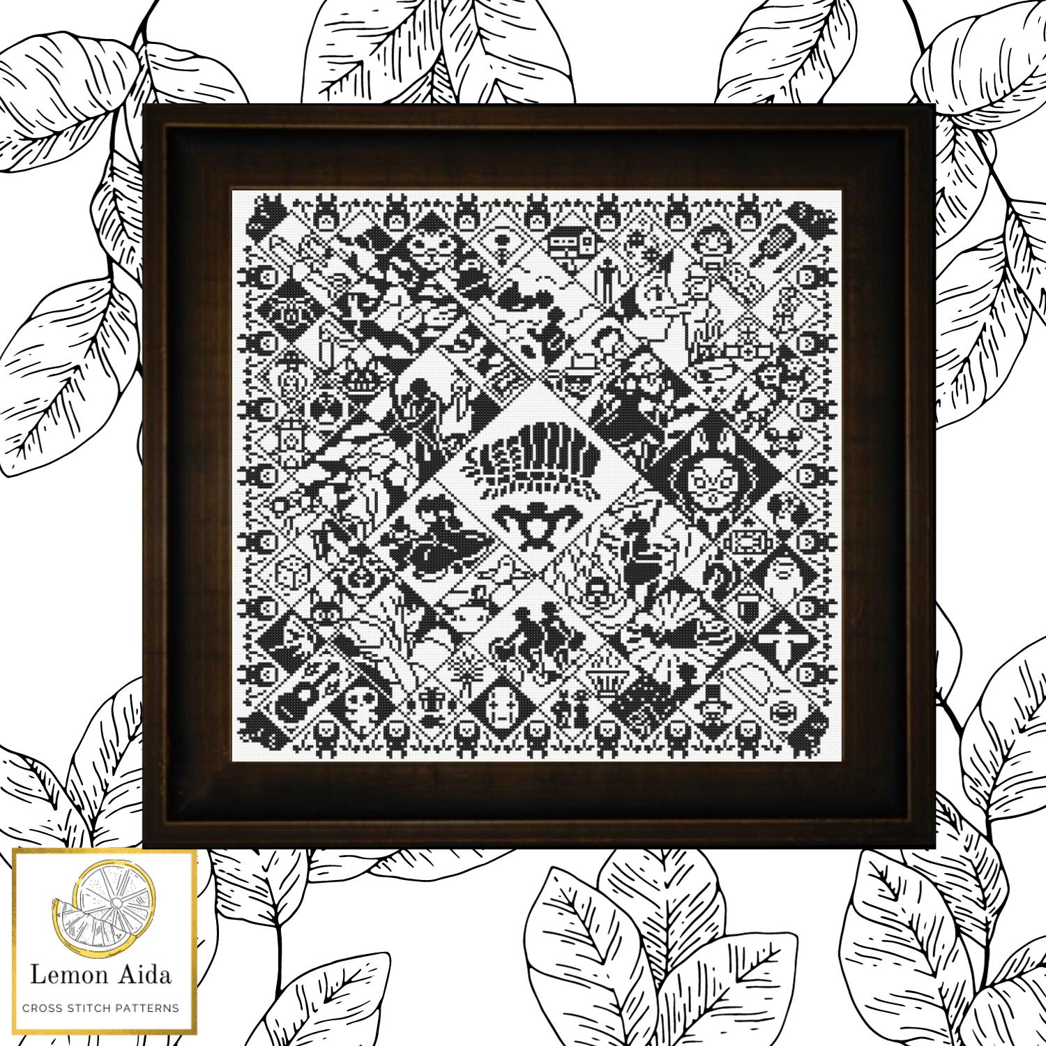 Calcifer cross stitch - Etsy 日本