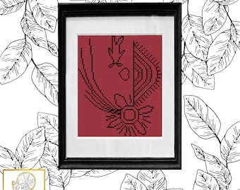 You Who Swallowed a Falling Star Cross Stitch Pattern PDF