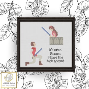 It&#39;s Over Romeo Cross Stitch Pattern PDF